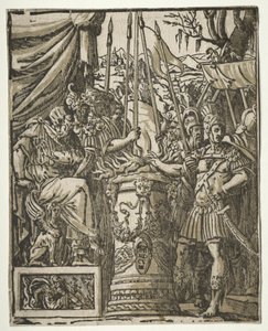 Mucio Escévola, 1608
