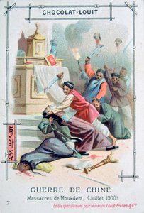 Masacre de Mukden, Rebelión de los Bóxers, China, julio de 1900 de Unbekannt