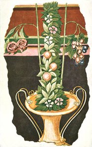 Pintura mural en una villa romana, Commugny, Suiza, 1928 de Unbekannt