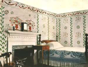 Pintura mural en una habitación en Bois House, Riverton, Connecticut, EE.UU., 1928 de Unbekannt