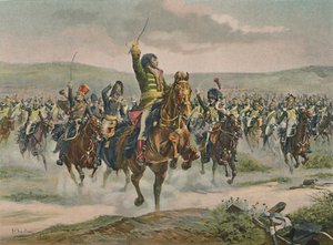 Murat liderando la caballería en Jena, 14 de octubre de 1806, 1896