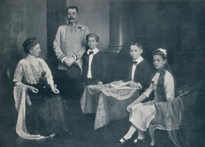 Archiduque Francisco Fernando asesinado con su esposa e hijos, c1910 de Unbekannt