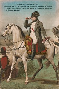 Napoleón en la Batalla de Wagram, 1809 de Unbekannt