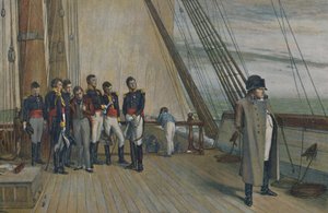 Napoleón a bordo del H.M.S. Bellerophon, julio de 1815, 1896