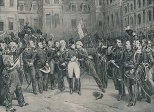 Despedida de Napoleón a la Guardia Imperial en Fontainebleau, 20 de abril de 1814, 1896