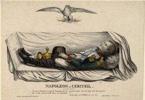 El ataúd de Napoleón, c. 1840