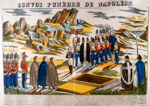 Cortejo fúnebre de Napoleón, Santa Elena, 1821 de Unbekannt
