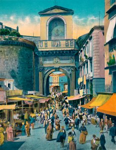 Nápoles - Porta Capuana, c1900 de Unbekannt