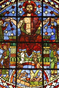 Museo Nacional de Monumentos Franceses. Antigua iglesia de los Cordeliers, Chateauroux. Vidriera del Juicio Final, París, Francia de Unbekannt