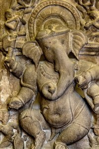 Museo Nacional de India, Delhi. Relieve de Ganesha. Detalle. India de Unbekannt