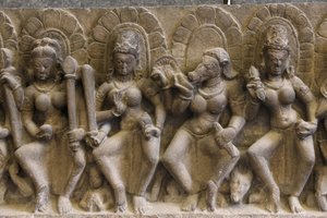 Museo Nacional de India, Delhi. Saptamatrikas (siete madres divinas). Pratihara de Unbekannt