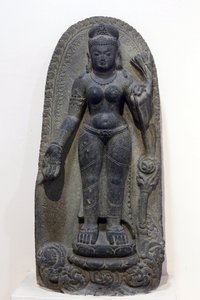 Museo Nacional de India, Delhi. Tara. Pala, siglo VIII d.C., Bihar. Piedra. India de Unbekannt