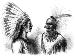 Guerreros nativos americanos de Unbekannt
