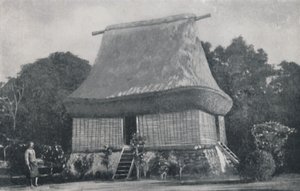 Casa nativa, Islas Fiji, 1923 de Unbekannt