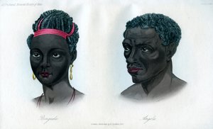 Nativos de Benguela y Angola, 1848