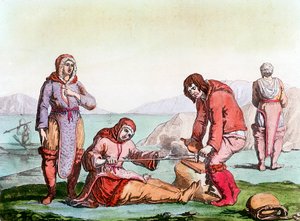 Nativos del Ártico, 1825-1835 de Unbekannt