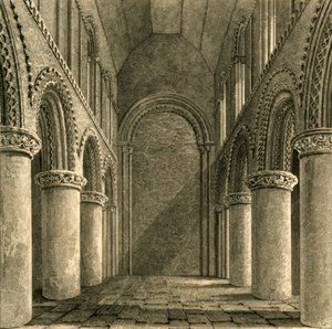 Nave de la Iglesia de Steyning, 1835 de Unbekannt
