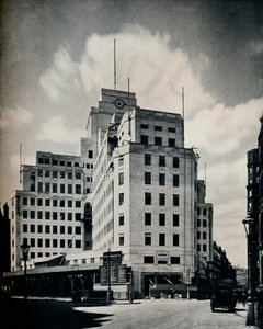 Casi terminado: Las nuevas oficinas del Ferrocarril Subterráneo, 1929 de Unbekannt