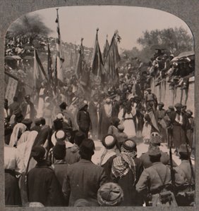 Procesión de Nebi Musa, c. 1900 de Unbekannt