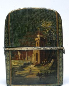 Neceser con frascos de perfume, principios de 1800 de Unbekannt