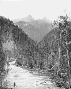 Montañas Needle, Cañón del Río de las Ánimas, Colorado, EE.UU., c1900