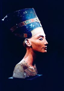 Nefertiti, reina egipcia y consorte de Akhenatón de Unbekannt