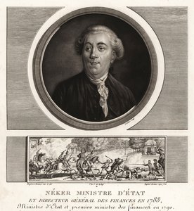 Jacques Necker, ministro de estado y director general de finanzas de Unbekannt