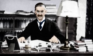 Neville Chamberlain 1869-1940, primer ministro británico, c1930s 1936 de Unbekannt