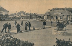 Nuevo campo de bolos, Woodland Avenue, Boscombe, 1929