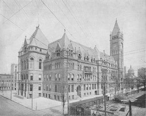 Nuevo Ayuntamiento, Cincinnati, Ohio, c. 1897 de Unbekannt