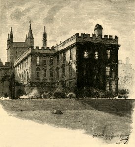 New College, desde los jardines de Unbekannt