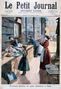 Nuevas oficinas postales auxiliares, París, 1894 de Unbekannt
