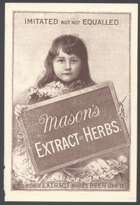 Extracto de hierbas de Newball & Mason, 1890s