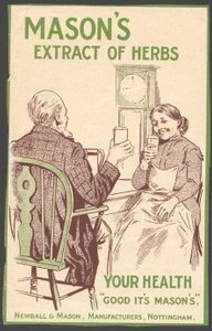 Extracto de hierbas de Newball & Mason, 1890s