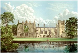 Abadía de Newstead, Nottinghamshire, hogar de la familia Webb, c1880 de Unbekannt