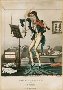 Niccolo Paganini - caricatura