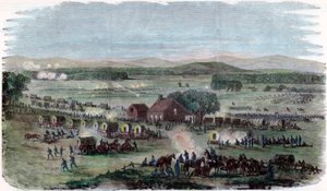 Noche de la Batalla de Cedar Mountain, Condado de Culpeper, Virginia, Guerra Civil Americana, 9 de agosto de 1862 de Unbekannt