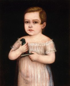 Niño con Cotorra de Juguete, ca. 1830-1850 de Unbekannt