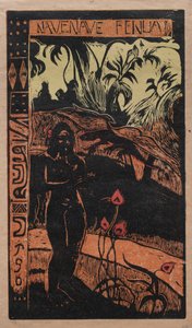 Noa Noa: Nave Nave Fenua Isla Fragante, 1893-1894 de Unbekannt