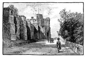 Terraza Norte y Torre Wykeham, Castillo de Windsor, c1888 de Unbekannt