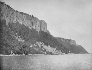 Extremo Norte de Palisades, Río Hudson, c1897 de Unbekannt