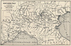 Italia del Norte - Ilustrando las campañas de 1796 y 1797, 1896 de Unbekannt