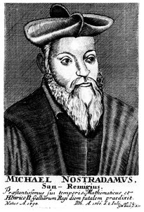 Nostradamus, médico y astrólogo francés del siglo XVI, 1725