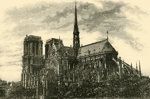 Notre Dame, 1890 de Unbekannt