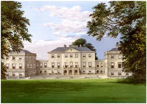 Parque Nuneham, Oxfordshire, hogar de la familia Harcourt, c1880 de Unbekannt