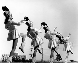Majorettes de la banda de Oak Ridge High School, Tennessee