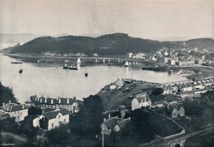 Oban - La ciudad y la bahía, 1895 de Unbekannt