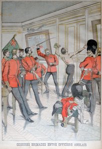 Comportamiento odioso entre oficiales ingleses, 1903 de Unbekannt