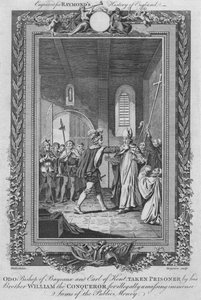 Odo Obispo de Bayeux, Conde de Kent, capturado por su hermano Guillermo el Conquistador, c1787