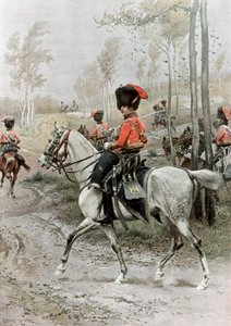 Oficial de Húsares, 1889 de Unbekannt